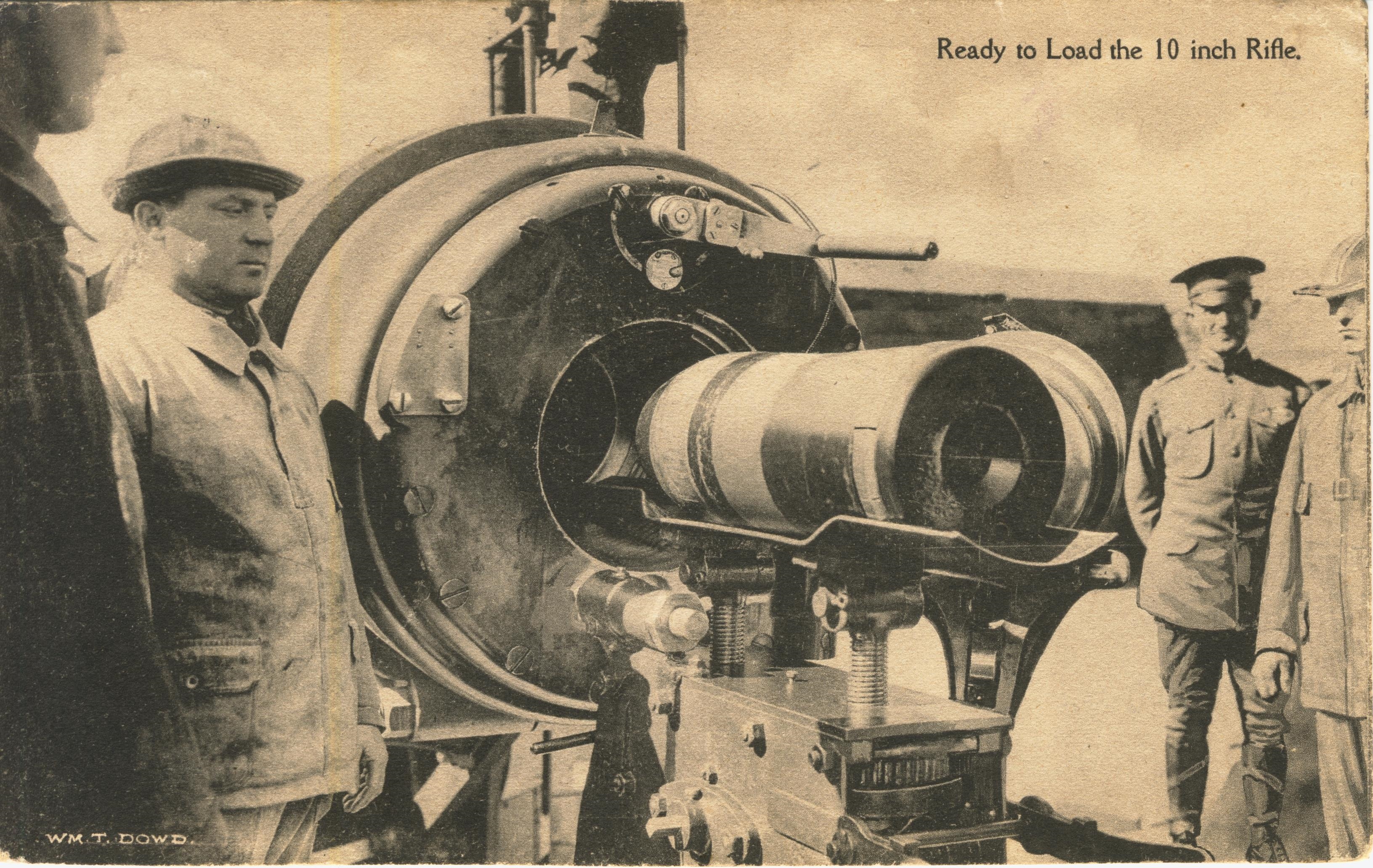 Ready to load the 10 inch rifle