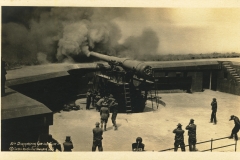 10 inch disappearing gun in acton Torka's Studio Port Townsend WA.