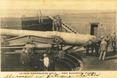 10 inch disappearing rifle Fort Barrancas FL