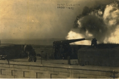 12 inch gun at time of firing