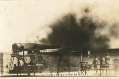 12 inch gun in action