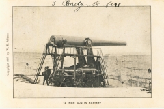 12 inch gun in battery