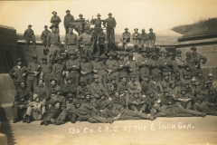 130 Co. CAC at the six inch gun
