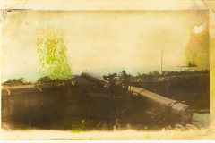 Disappearin gun Camo on emplacement