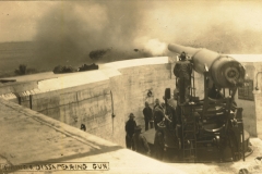 Firing a dissappearing gun