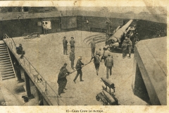 Gun crew in action