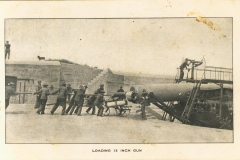 Loading 12 inch gun