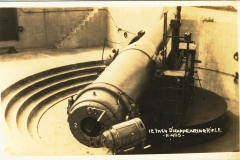 Open breech disappearing rifle