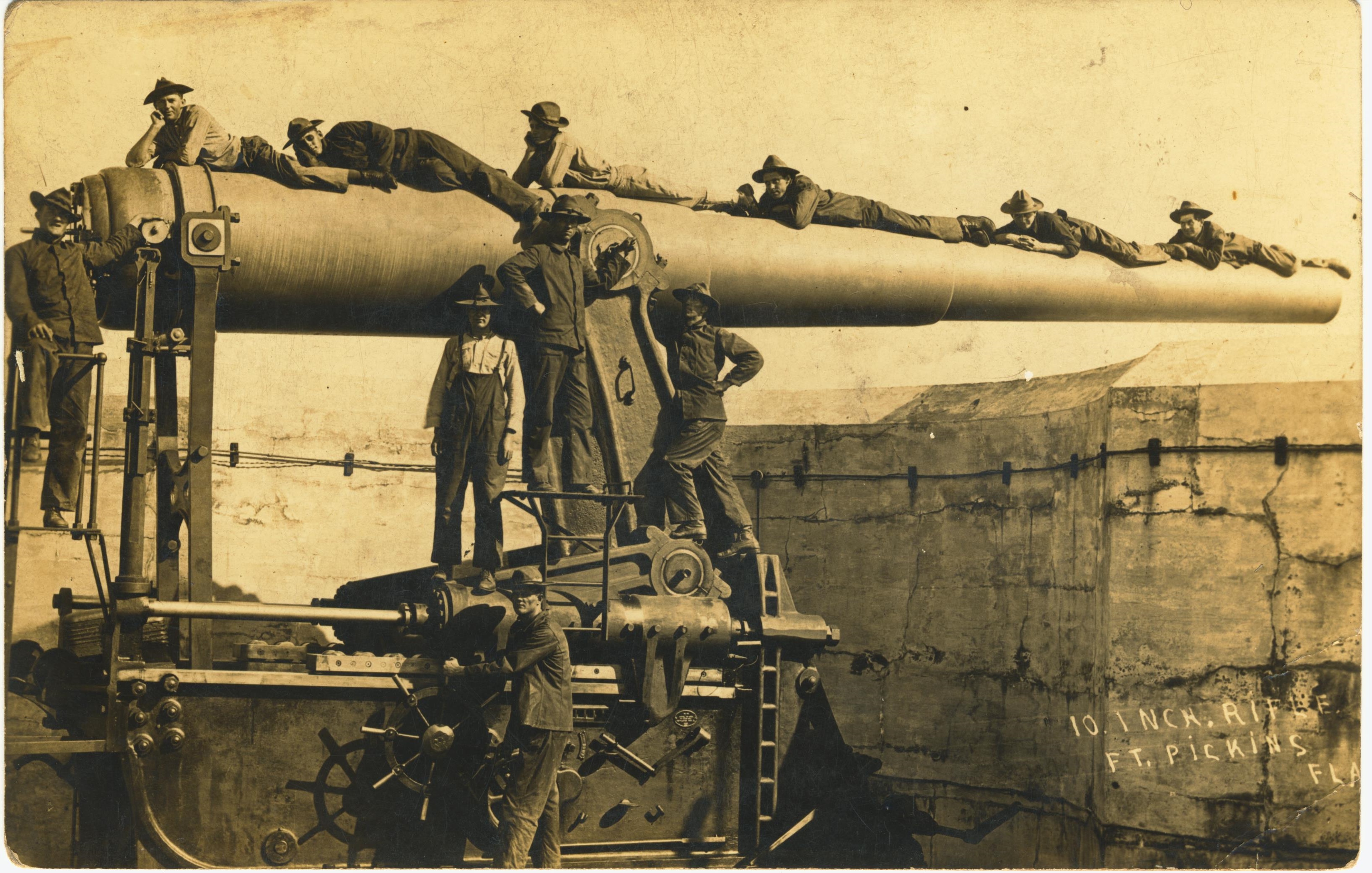 10 Inch Rifle Fort Pickens FL