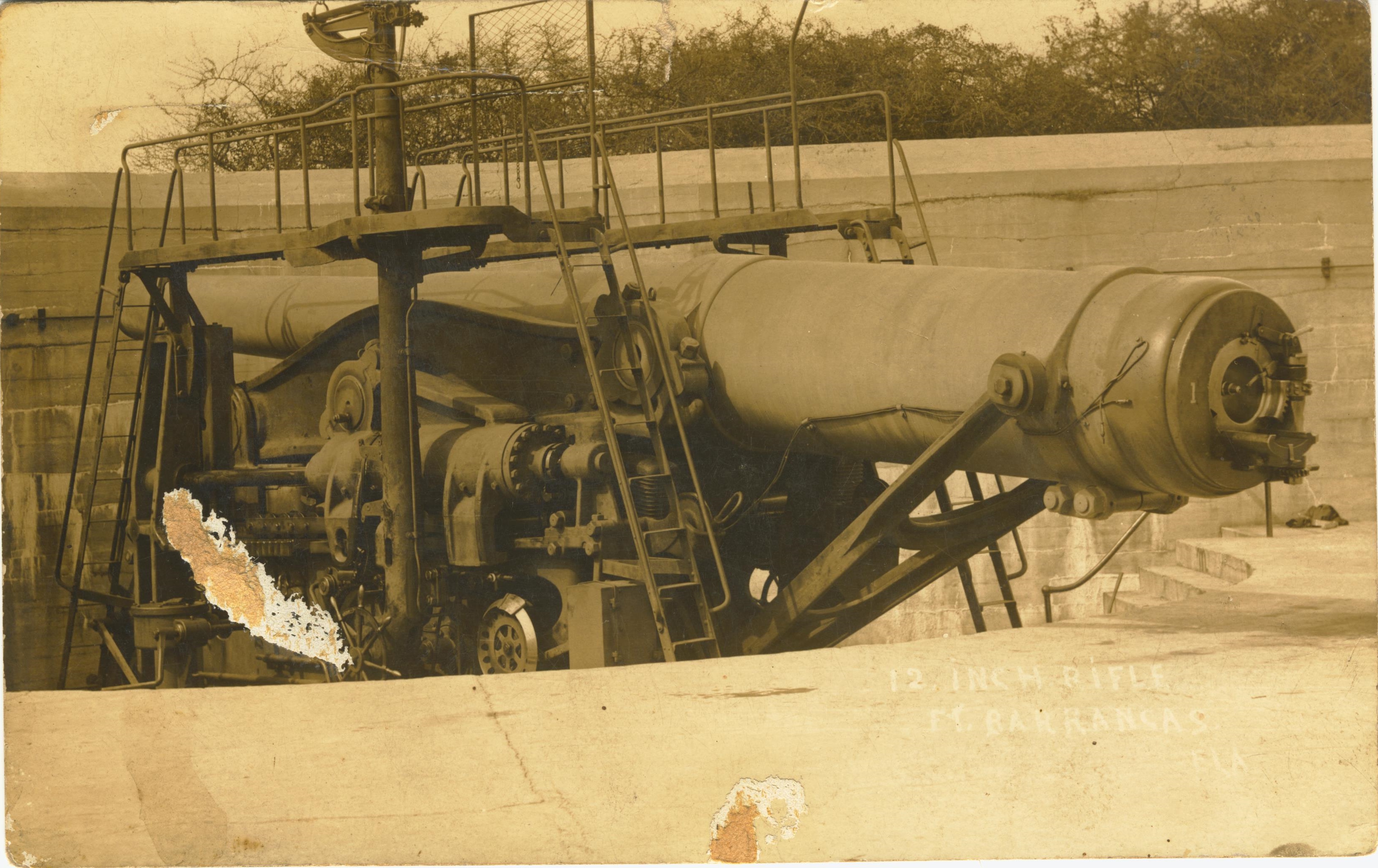 12 Inch Disappearing Gun Fort Pickens FL