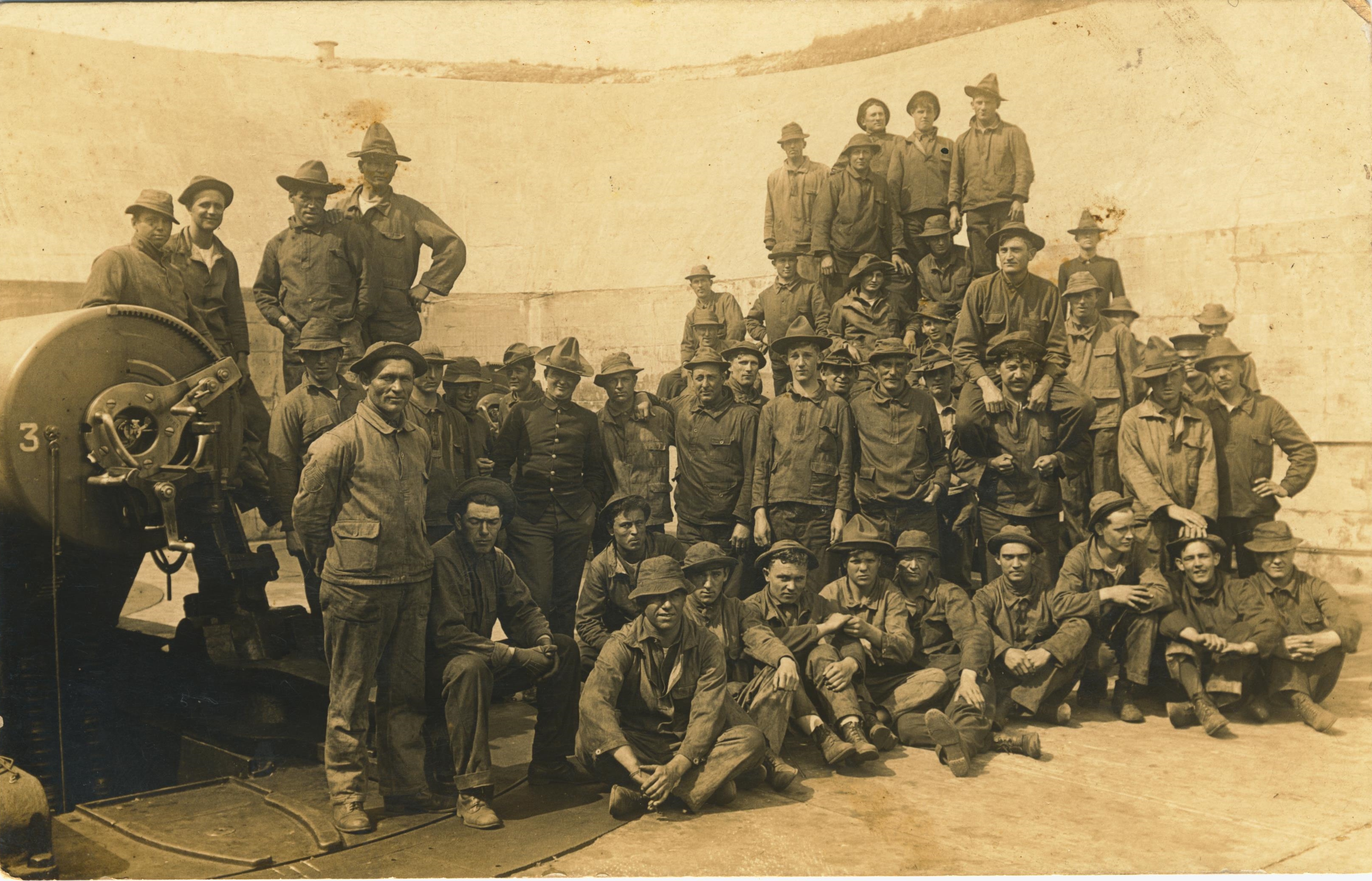 Mortar and Crew at Fort Pickens FL