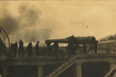 12 Inch Rifle Just After Firing at Fort Pickens FL