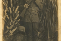 Written on back Samuel B. McCall taken Nov 24 1918 at Fort Dade Fl 18th Anti-Aircraft Sector C.A.C.