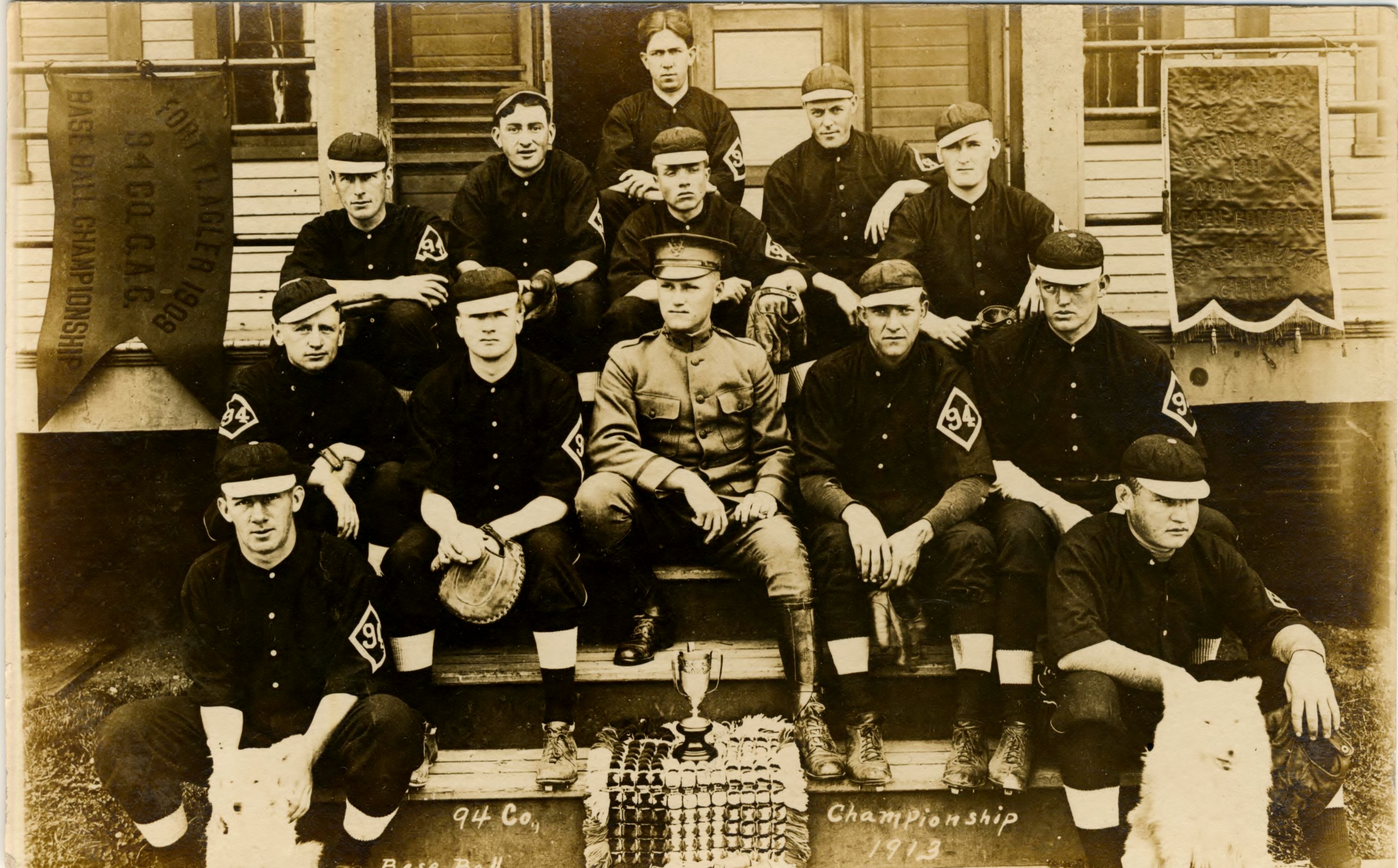 Fort Flagler 94th Co Basebal Champs 1913