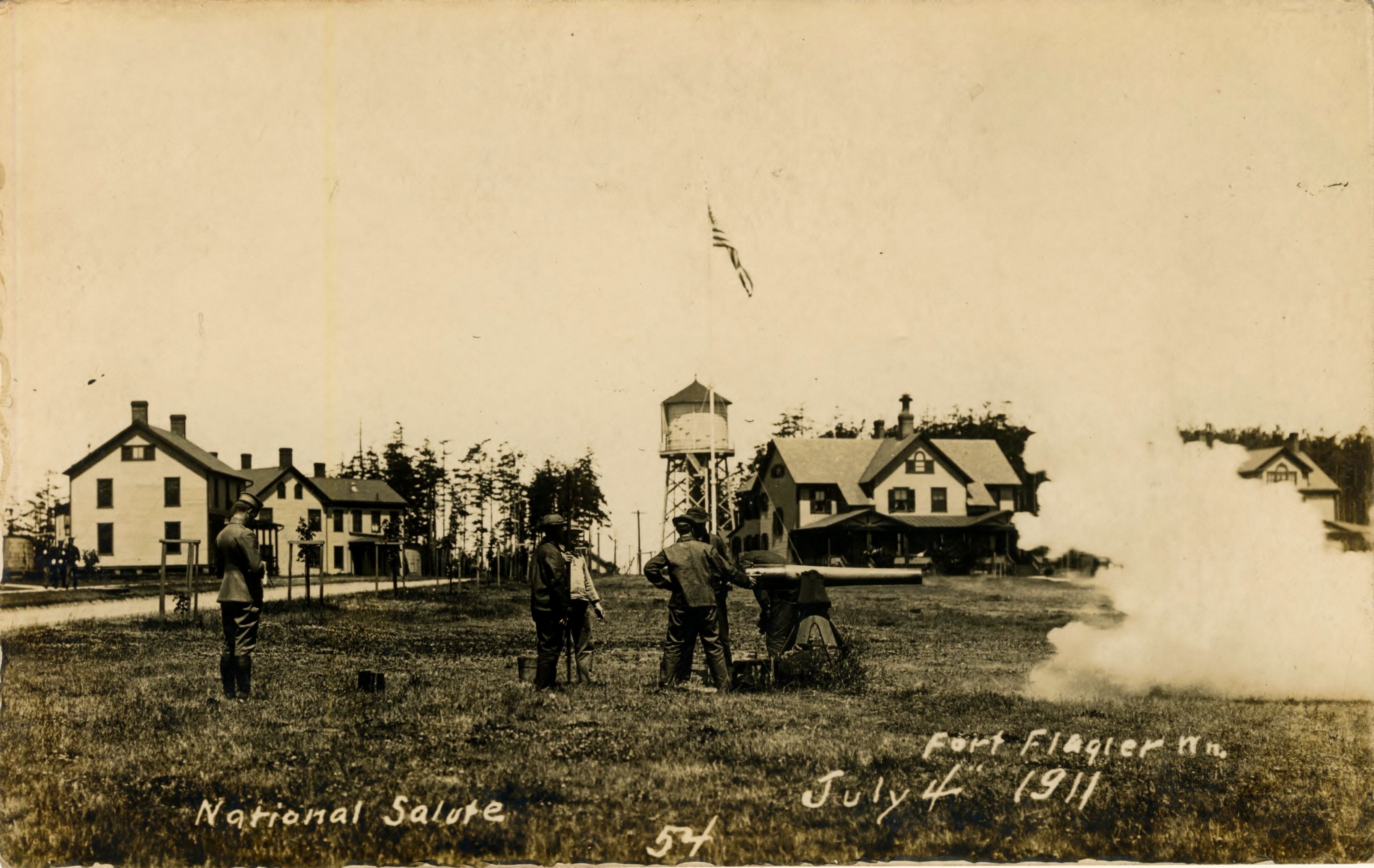 Fort Flagler National Salute July 4 1911