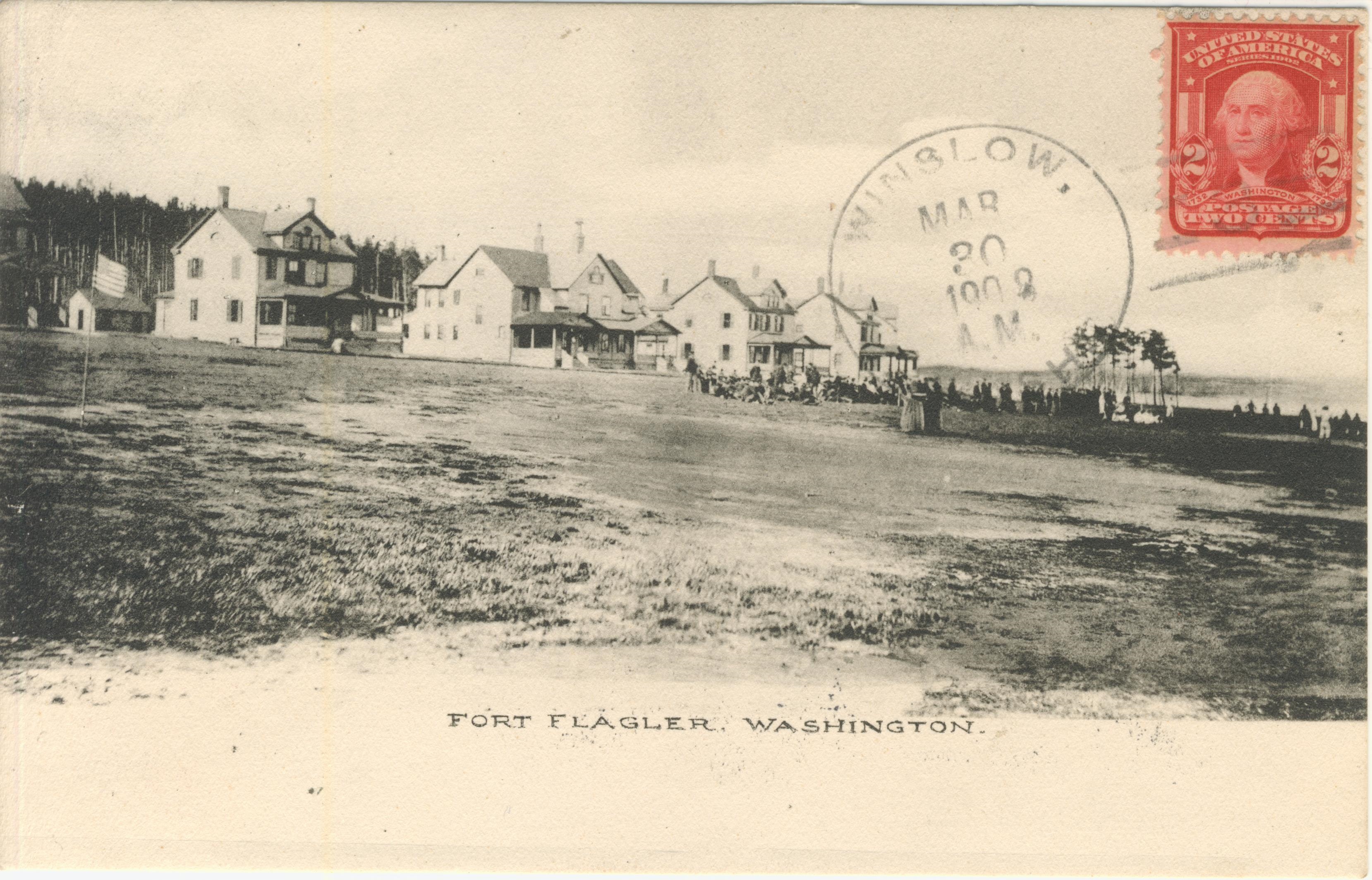 Fort Flagler Postmarked Mar 1908