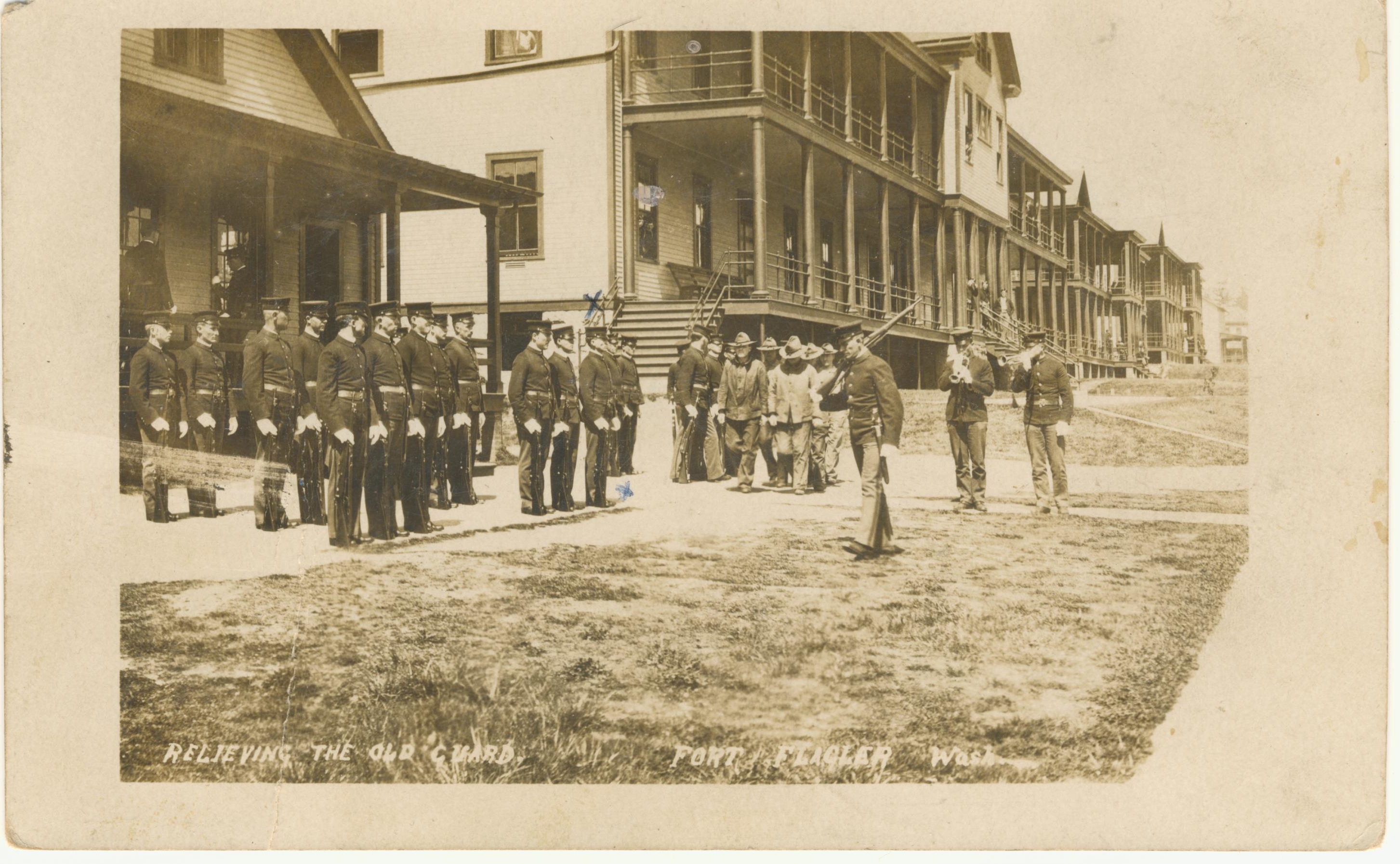 Fort Flagler Relieving Old Guard