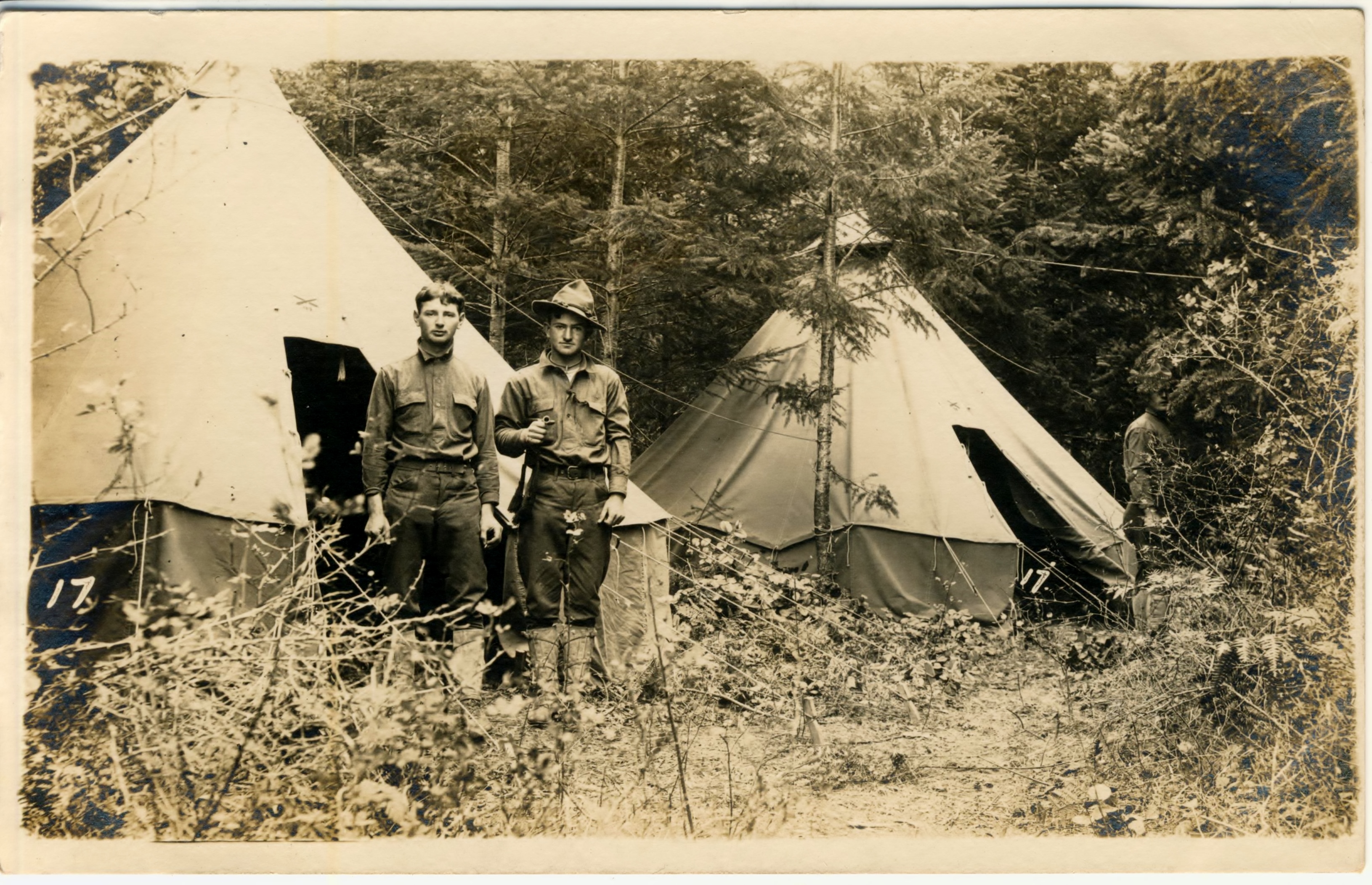 Fort Flagler Soldiers in Camp