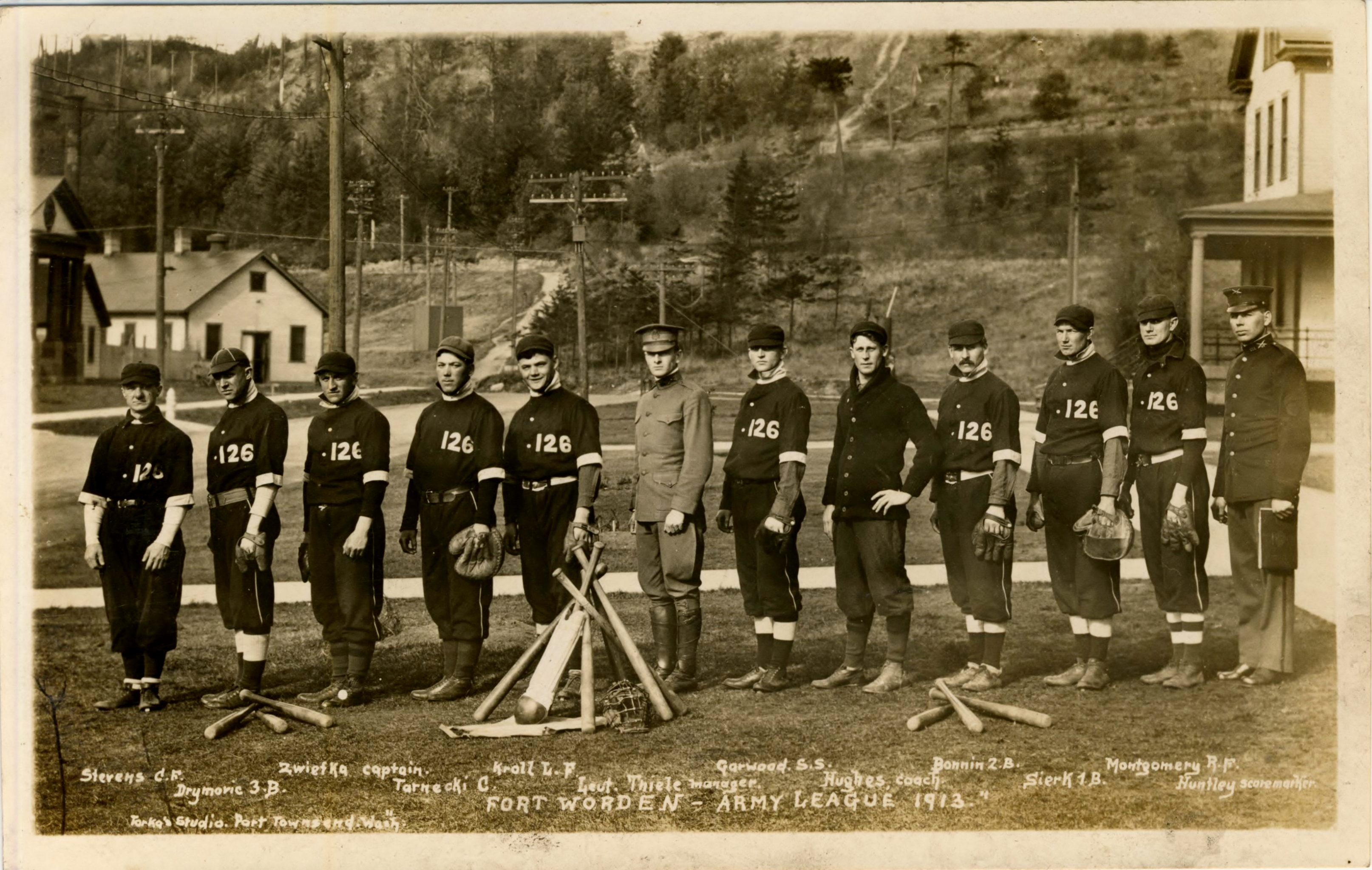 From Fort Flagler Album Army League Fort Worden 1913 Torkas Studio