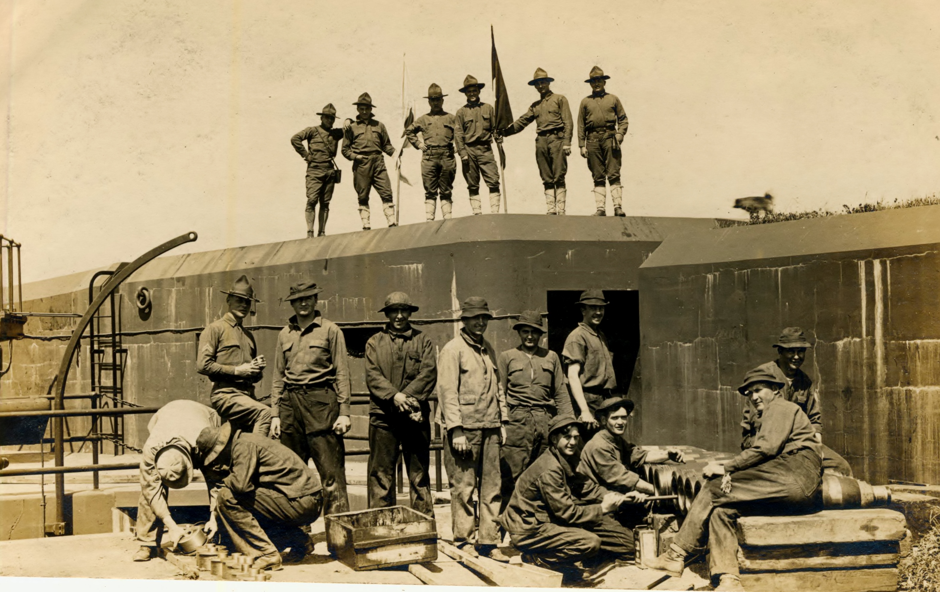 From Fort Flagler Album Preparing Artillery Shells