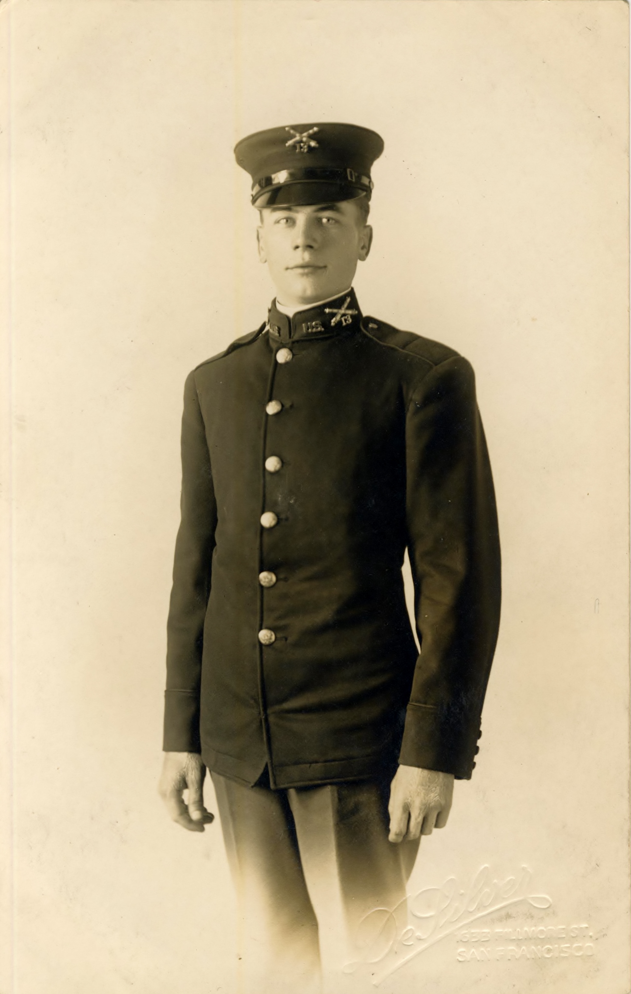 From Fort Flagler Album Soldier 13th Co Photo Taken in San Francisco