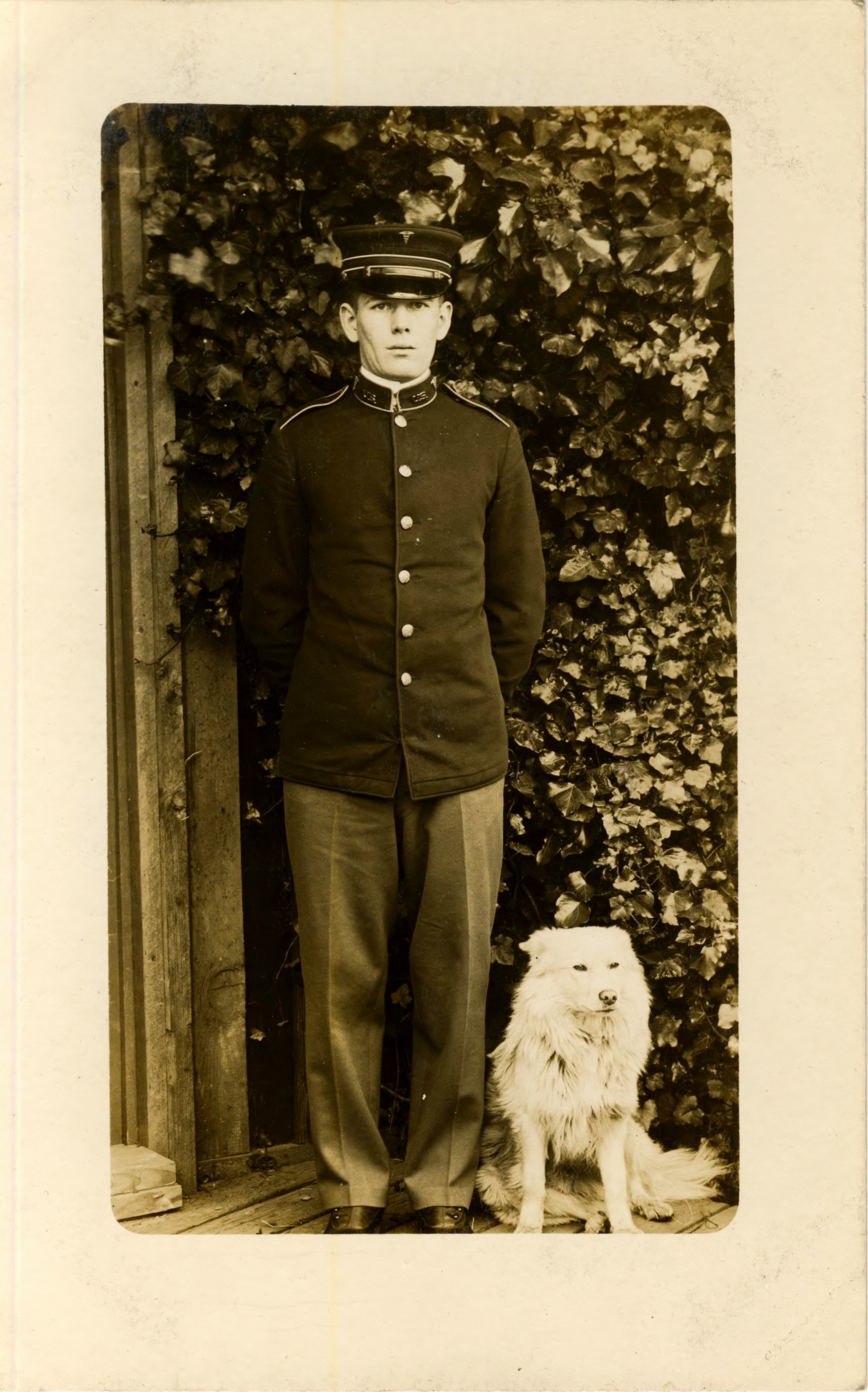 From Fort Flagler Album Soldier with Medical Ensignia