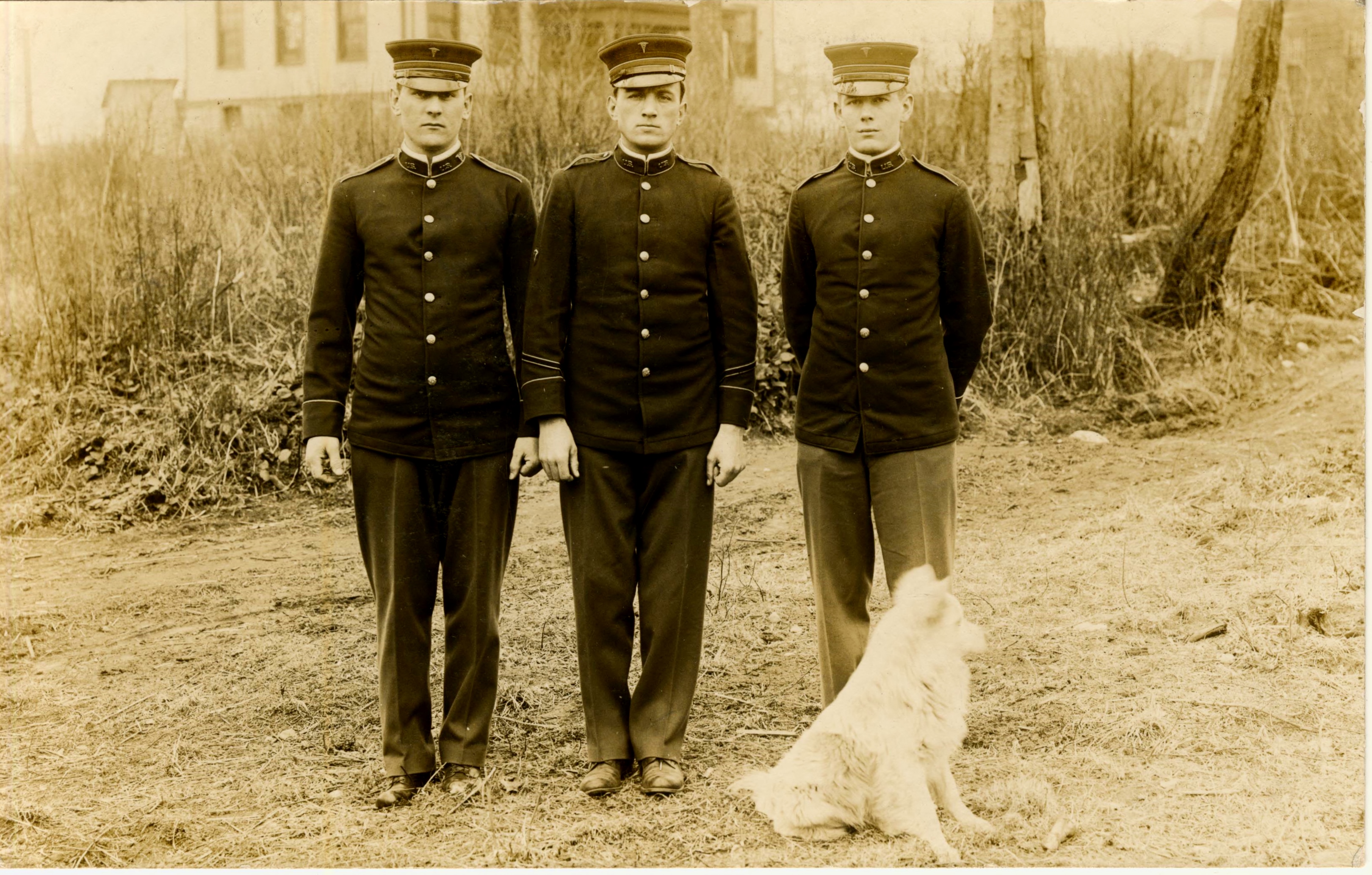 From Fort Flagler Album Soldiers with Medical Ensignia