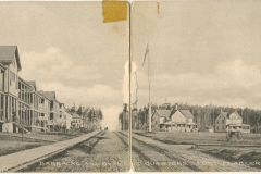 Fort Flagler Barracks and Officers Quarters Postmarked April 1908