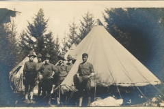 Fort Flagler Soldiers and Tent