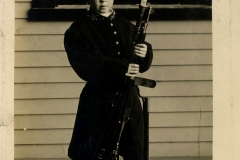 From Fort Flagler Album Little Boy Dressed as Soldier