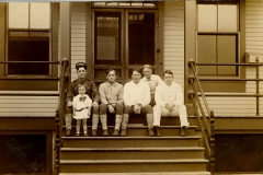 From Fort Flagler Album Sitting on Steps