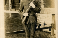From Fort Flagler Album Soldier with Rifle