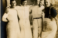 From Fort Flagler Album Soldiers with Aprons