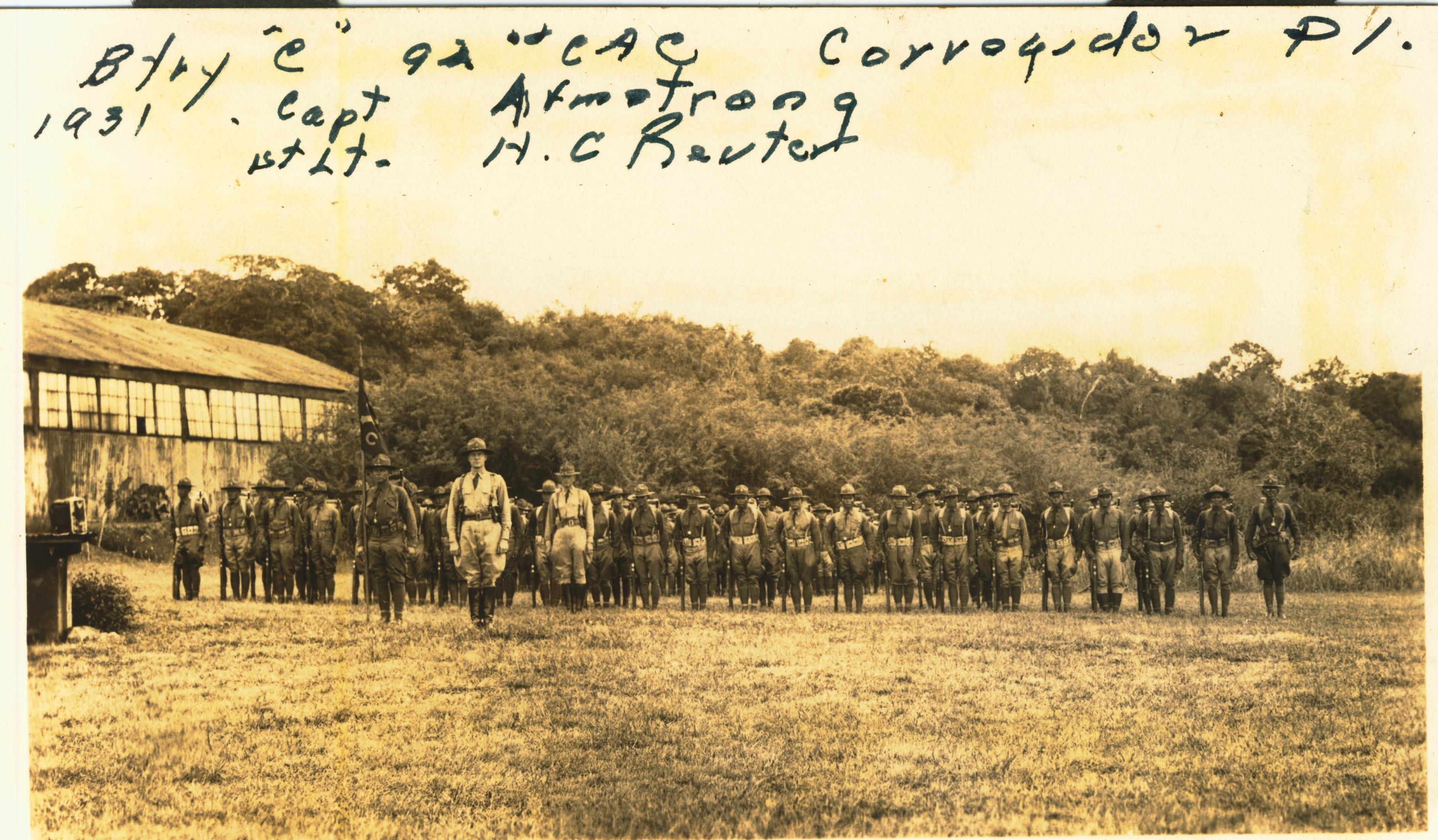 Battery C 92nd CAC Corregidor Island PI