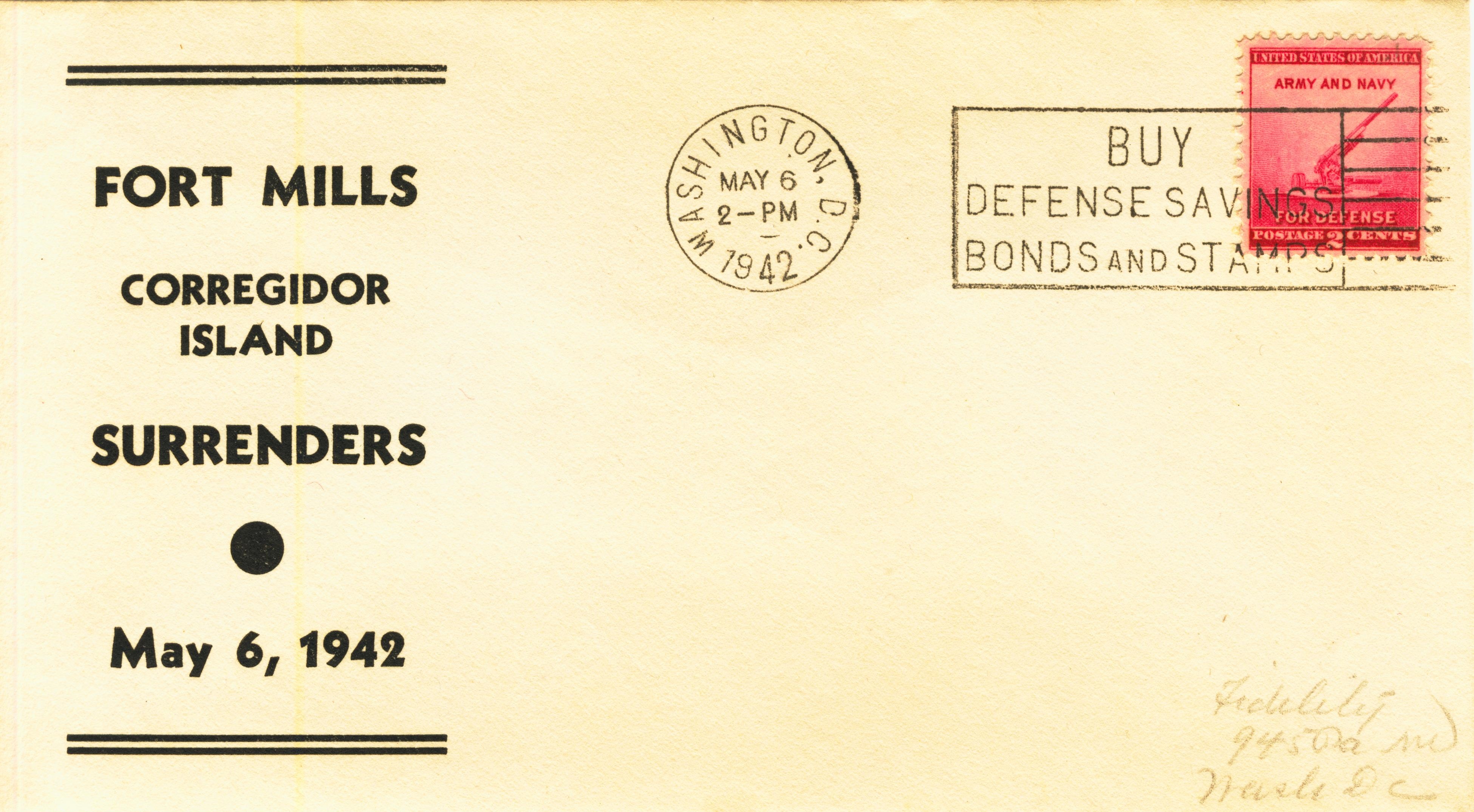 Fort Mills Corregidor Island Surrenders