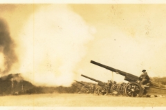Target Practice 155 mm Guns Jan 21 1932