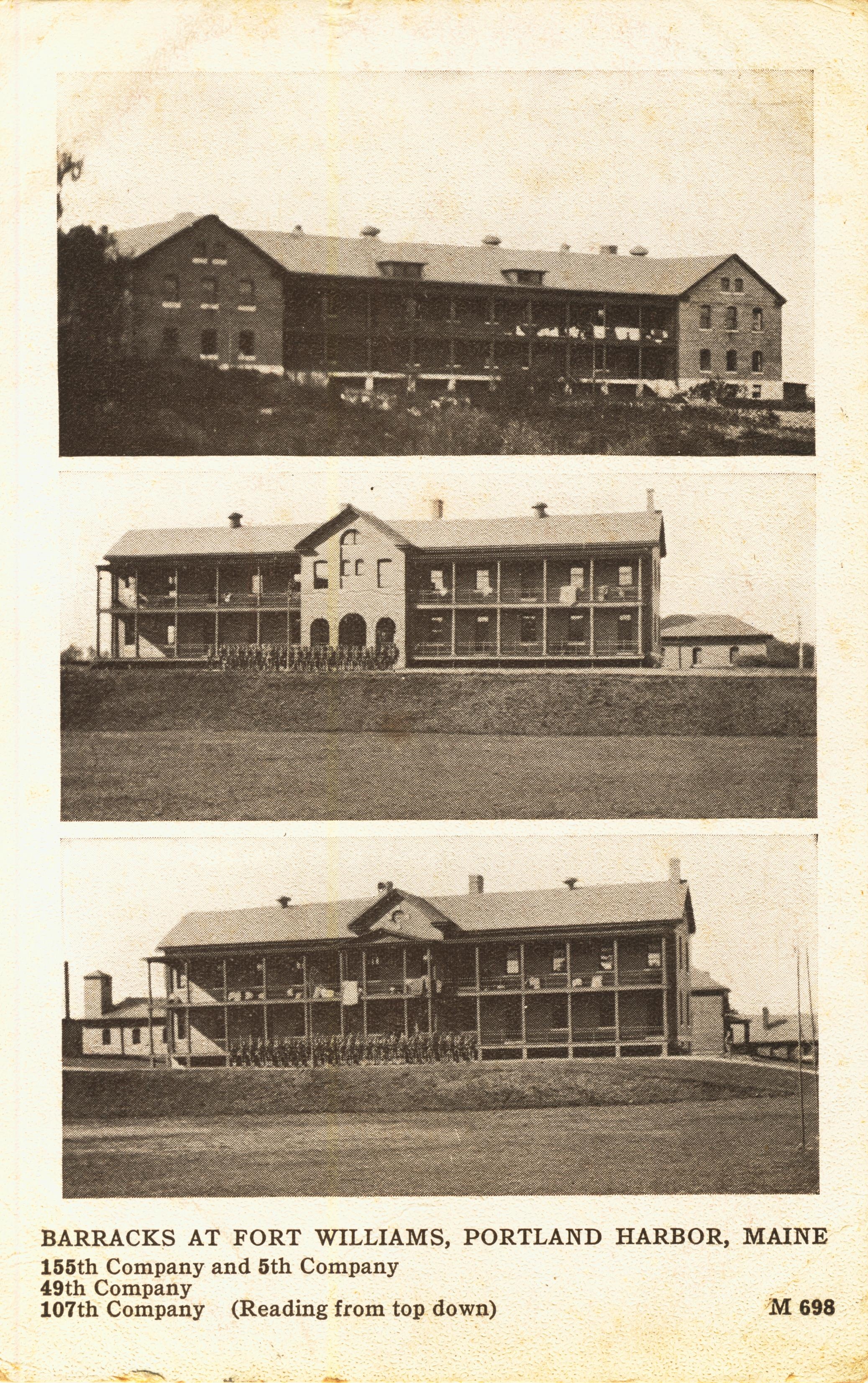 Barracks at Fort William ME