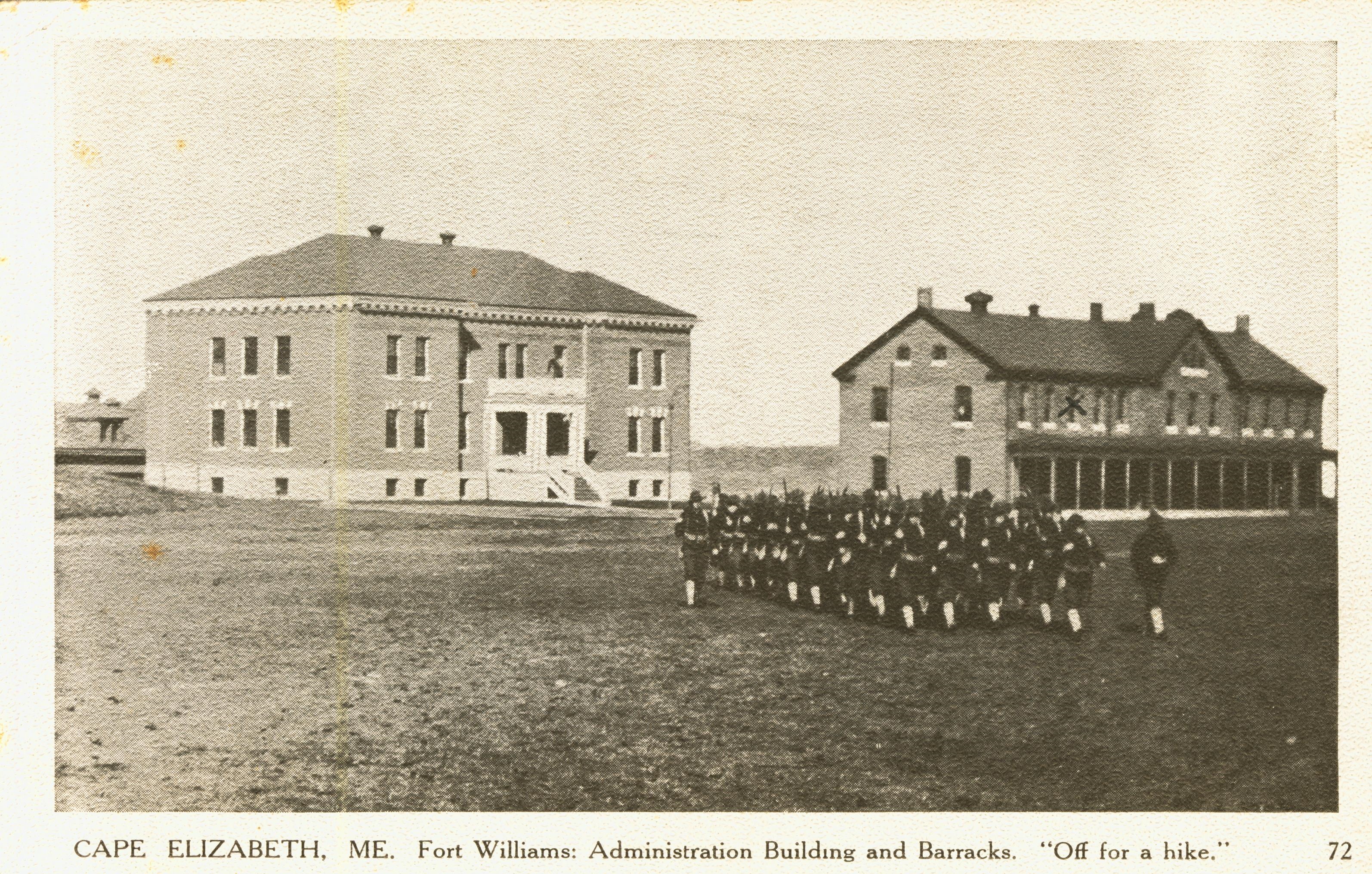 Cape Elizabeth ME Fort Williams Administration Building and Barracks
