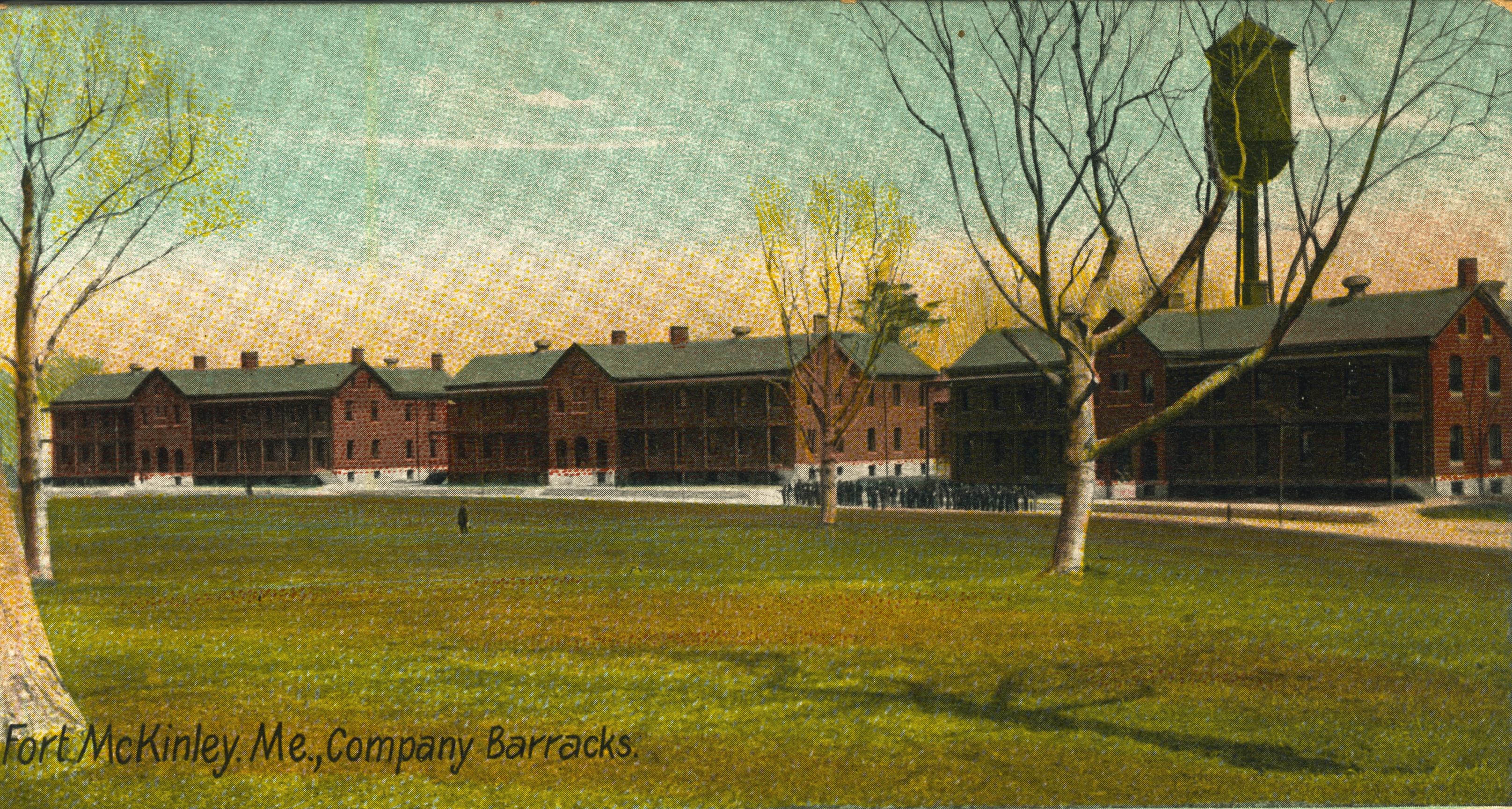 Fort McKinley ME Company Barracks