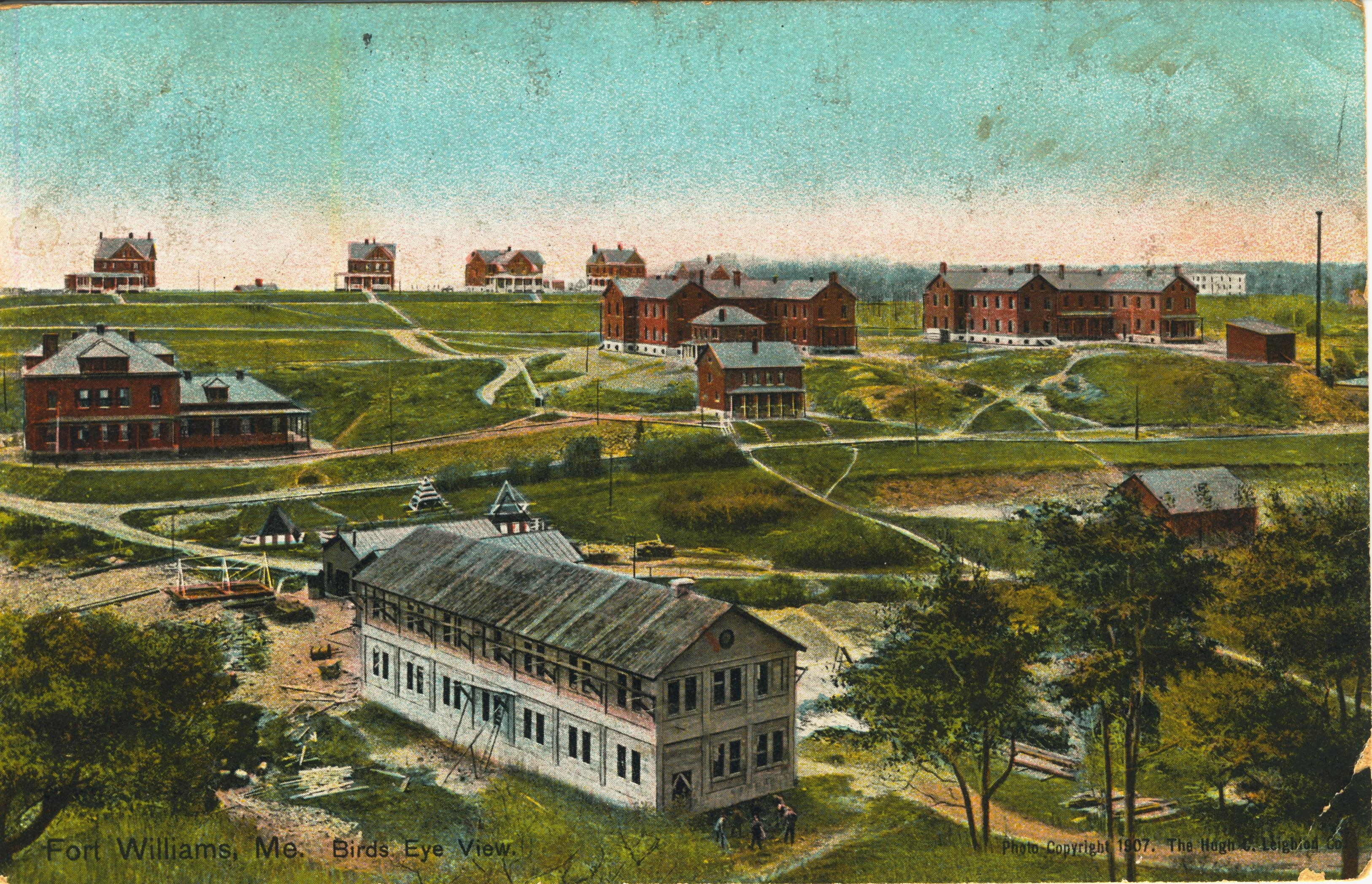 Fort Williams ME birds eye view