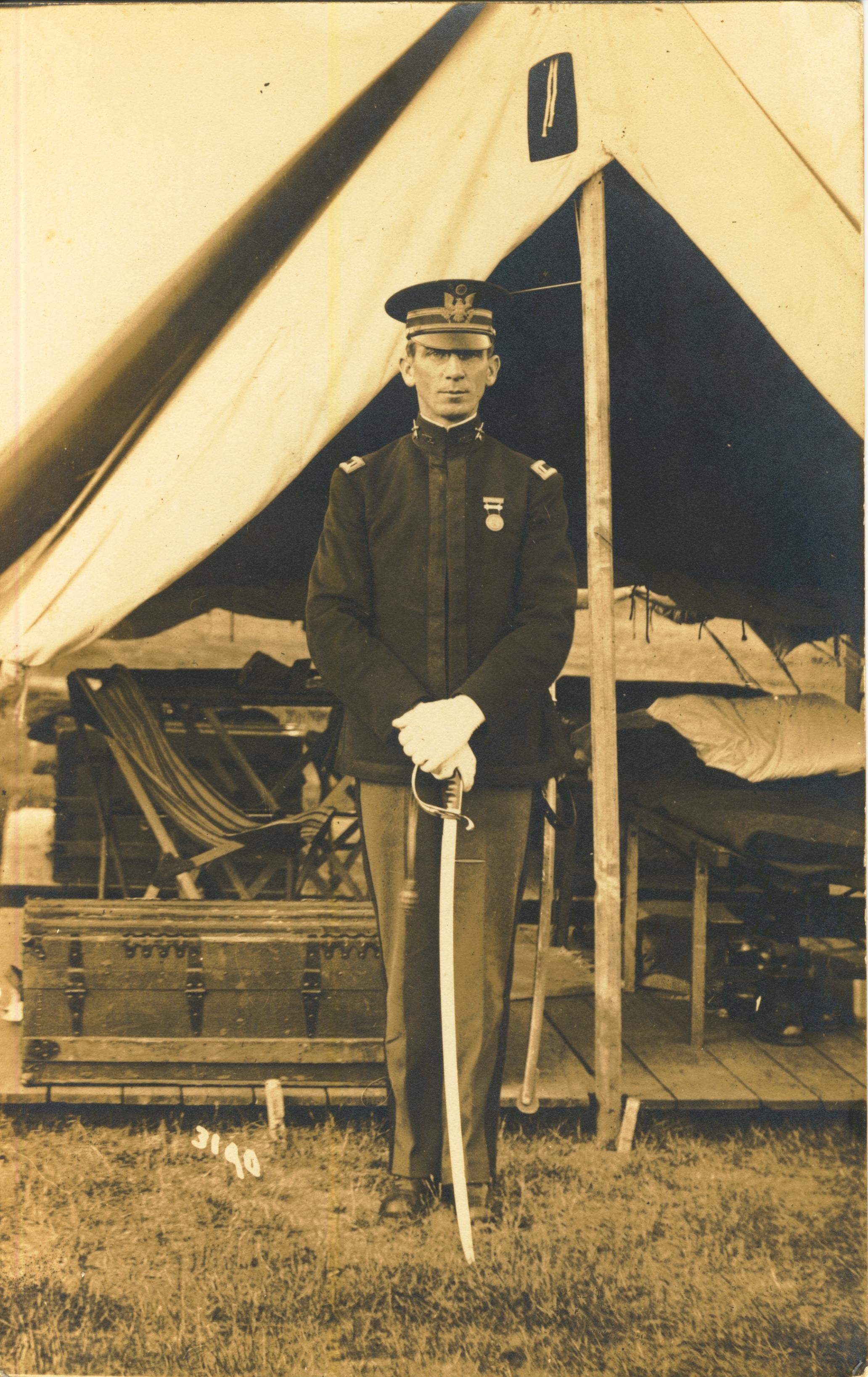 Group of photos from Champion gunners 1st CO N.G.S.M. 1912 officer