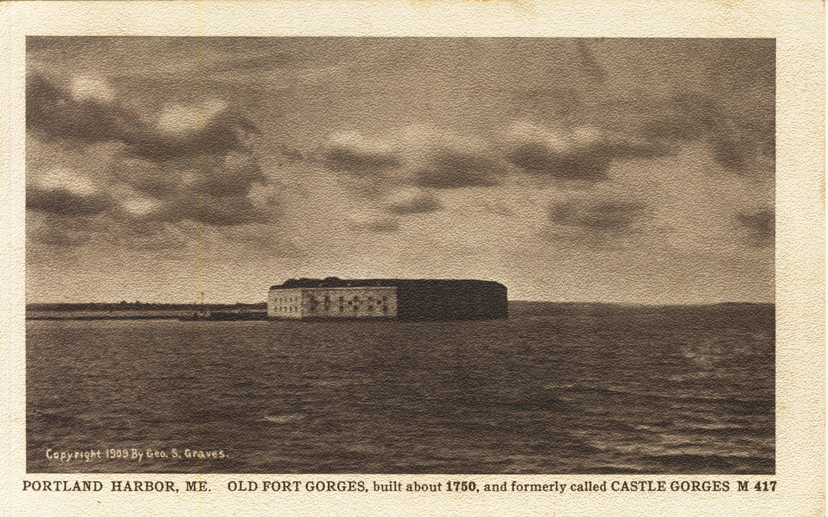 Portland Harbor ME Old Fort Georges