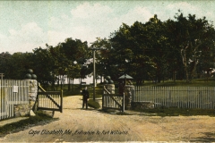 Cape Elizabeth ME Entrance to Fort Williams