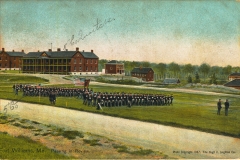 Fort Williams ME passing in review 5th Co