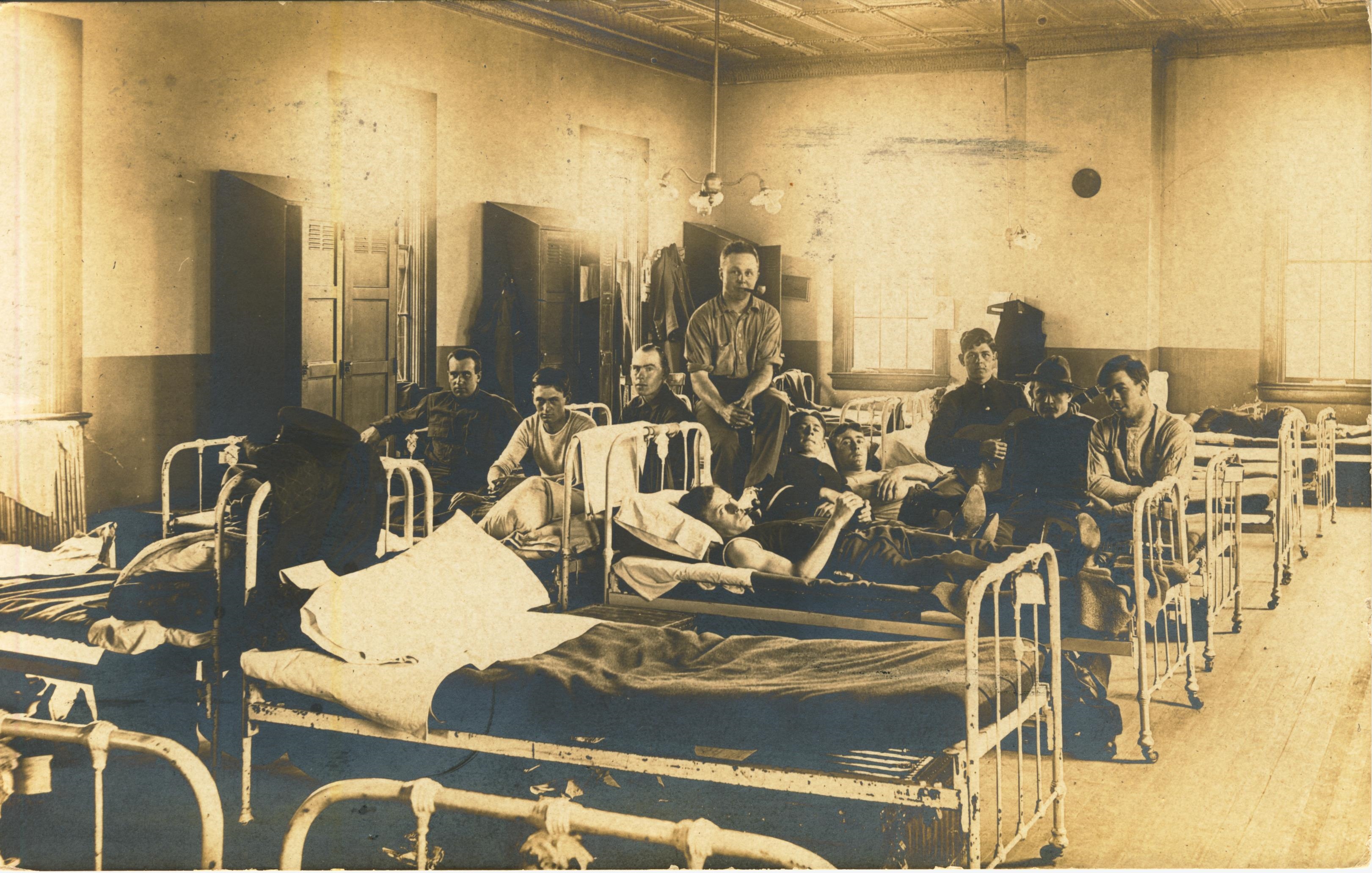 Barracks postmarked Boston Mass Jul 23 1910