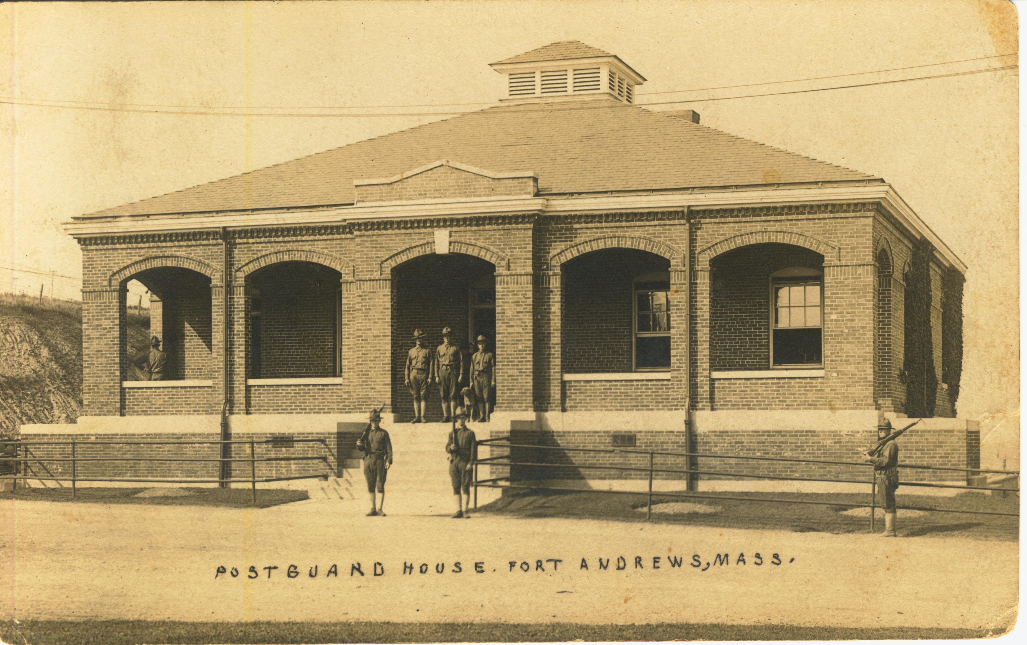 Post Guardhouse Fort Andrews Mass