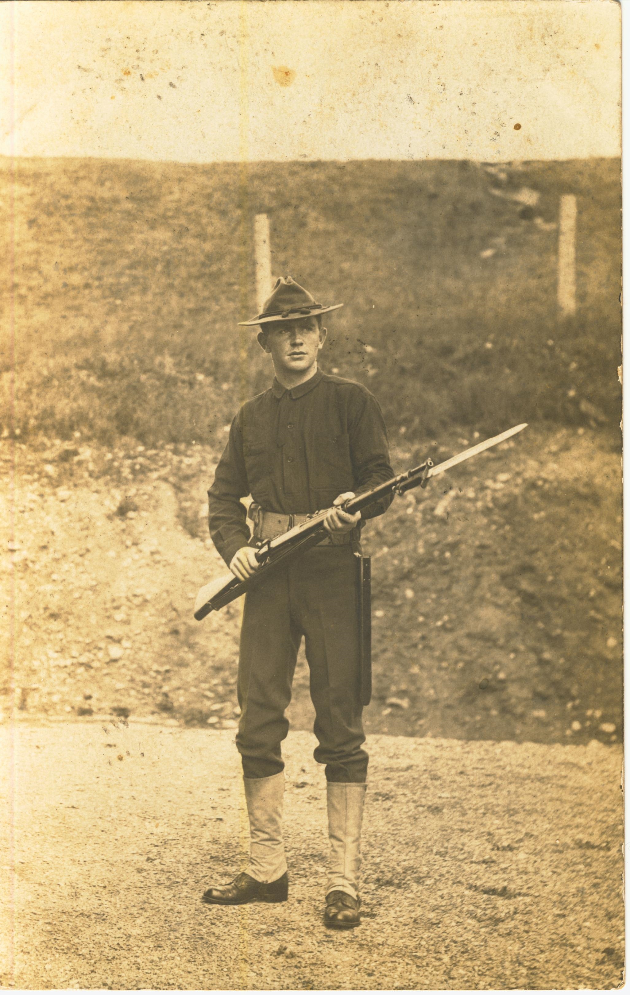 Postmarked Fort Andrews Oct 31 1910