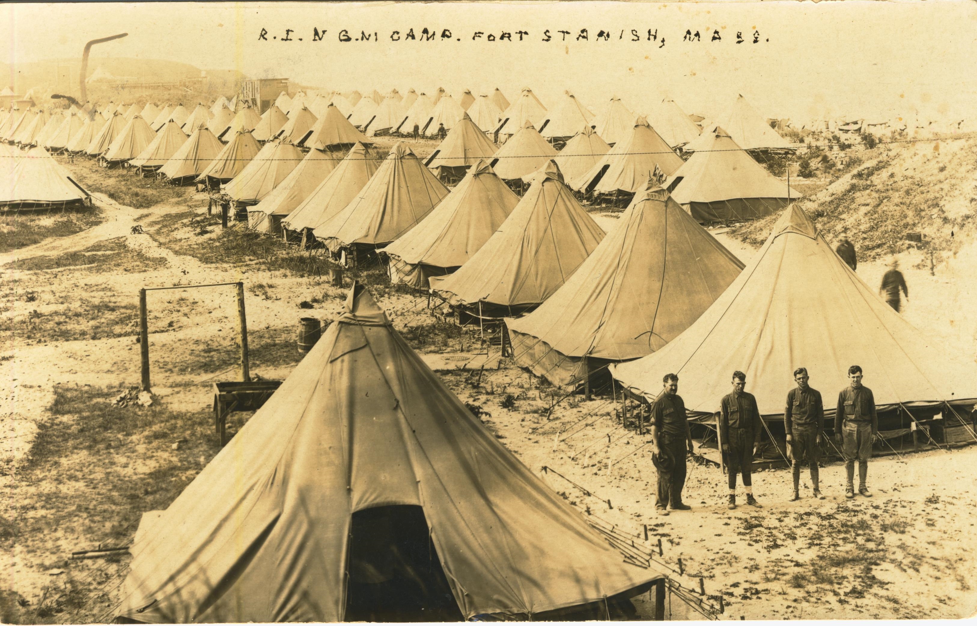 R.I. N.G. camp Fort Standish Mass