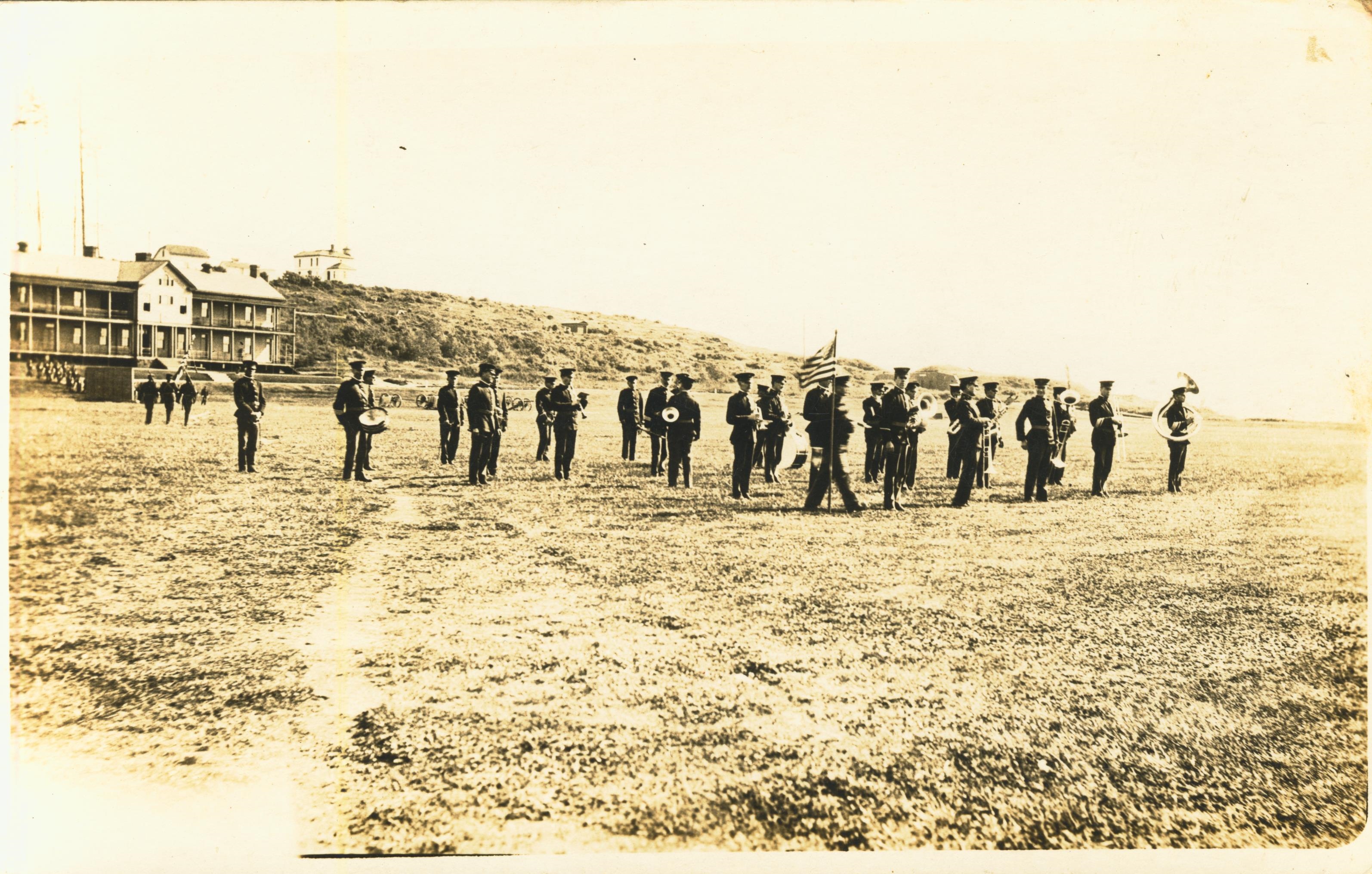 Witten on back 7th artillery Band
