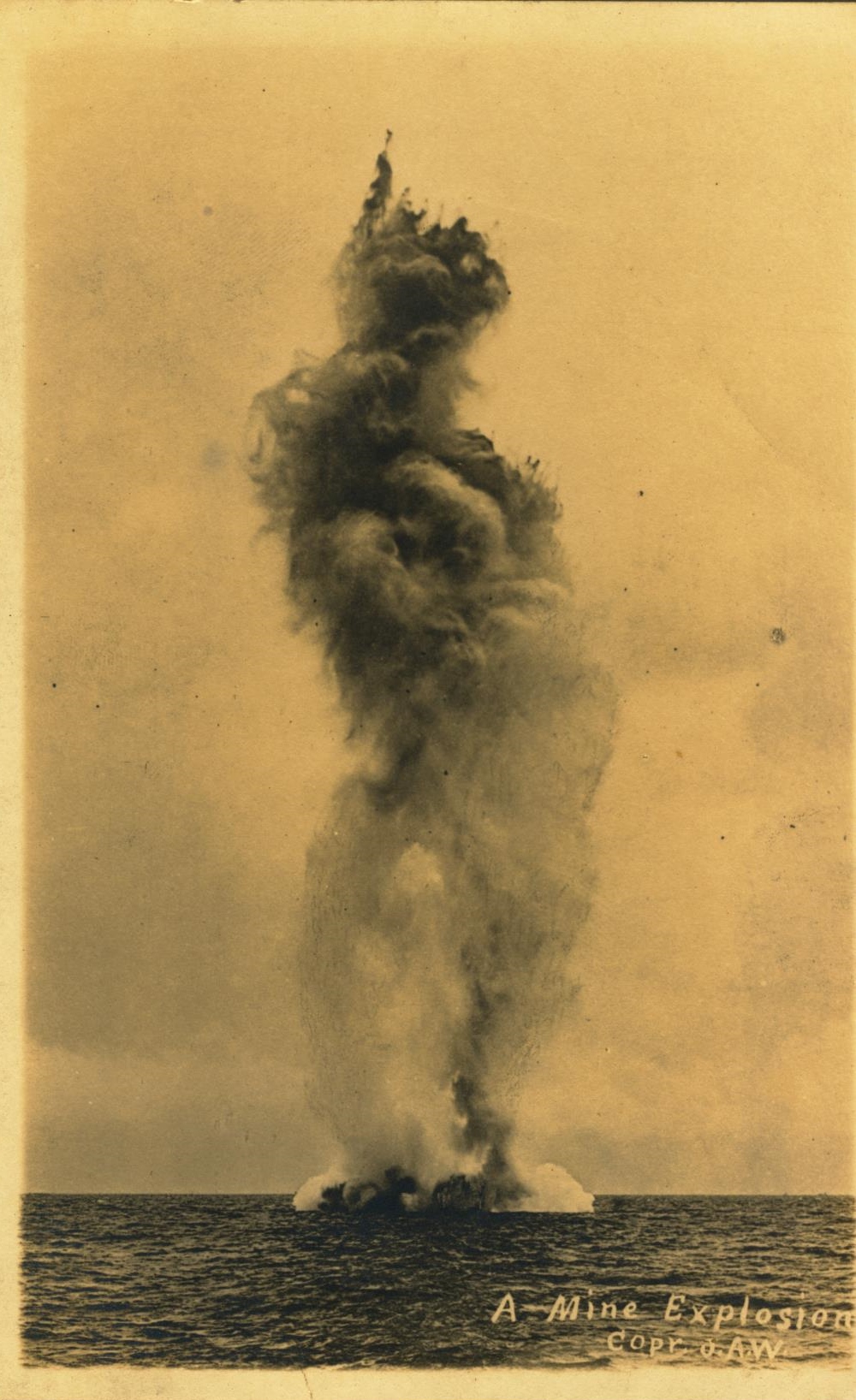 A mine explosion Ft Monroe